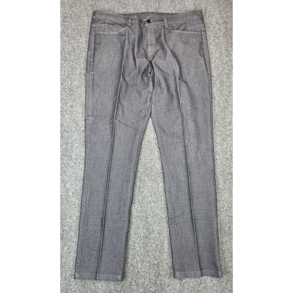 BYLT Premium Basics Everyday Pant 2.0 Mens 36 Charcoal Grey Stretch Trousers
